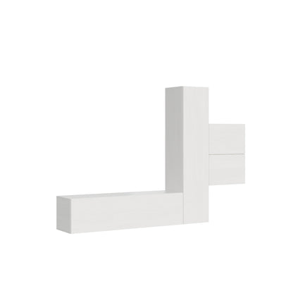 Composizione moderna per soggiorno Isoka A17 L.254 H.173,6 P.39,2