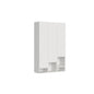 Isoka living room wall unit, white, W 120 H 194 D 39.2
