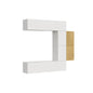 Isoka A23 Living Room Wall Unit - Complete Composition W.214 H.200 D.39,2