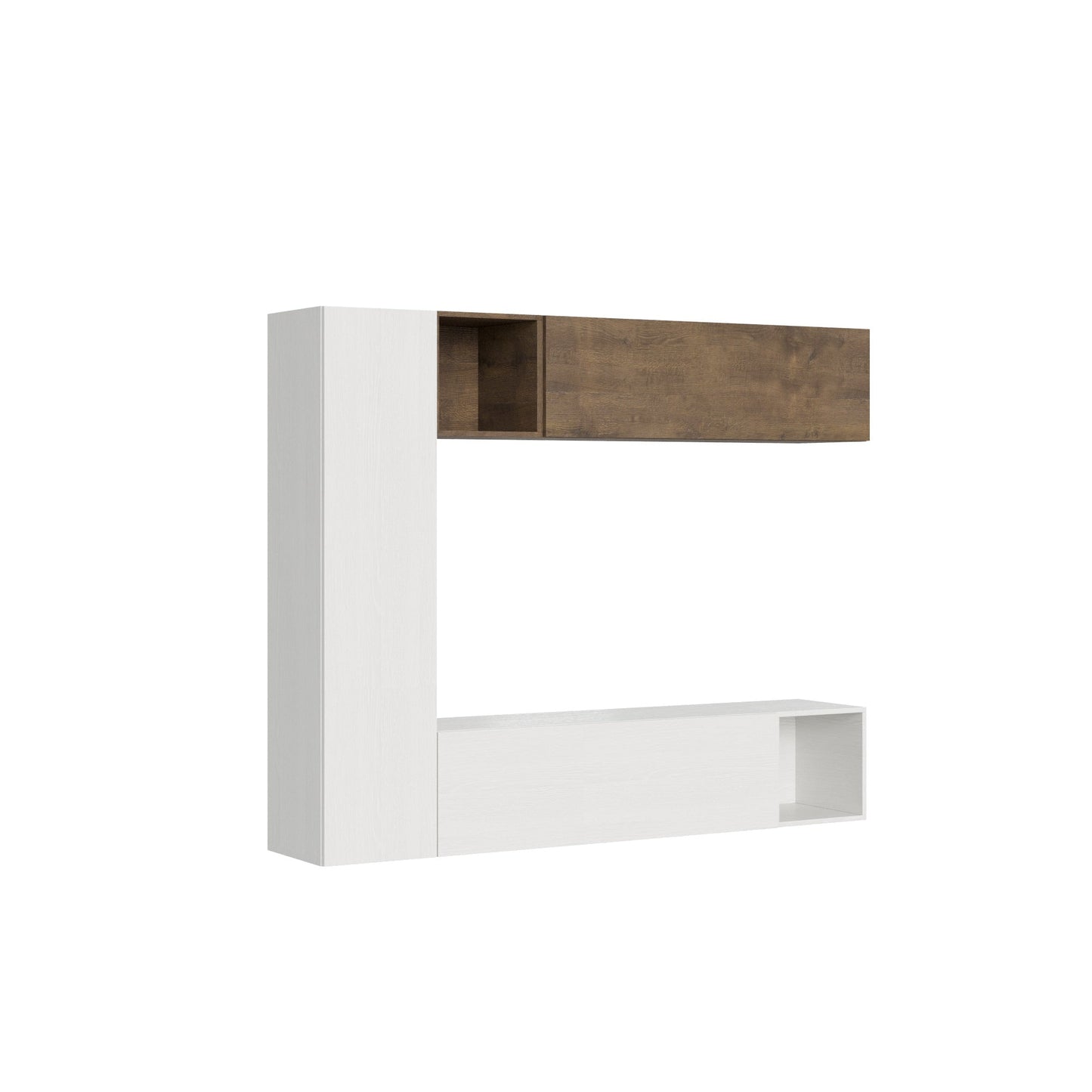 Composizione parete soggiorno A114 L.214 H.173,6 P.39,2