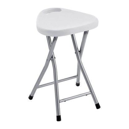 Sgabello da bagno GEDY in acciaio inox richiudibile colore Bianco