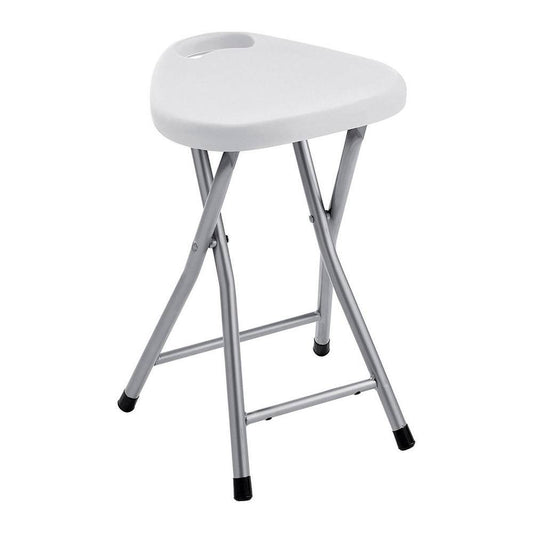 Sgabello da bagno GEDY in acciaio inox richiudibile colore Bianco