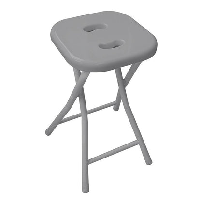 Sgabello da bagno GEDY in acciaio inox richiudibile colore Grigio