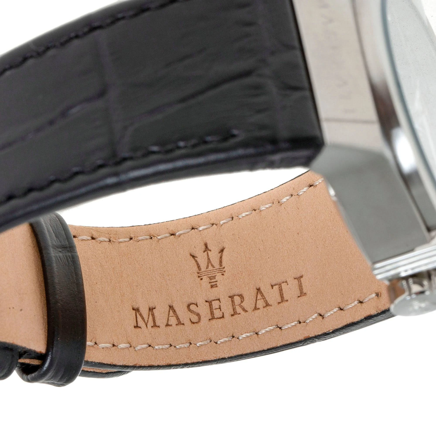 Maserati Uhr R8821108001 Automatik Herren Skelettiert Leder Schwarz 42mm