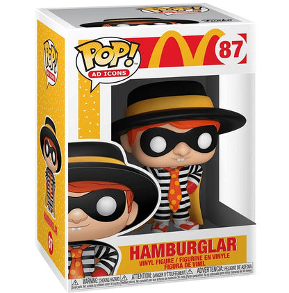 Funko Pop! Ad Icons McDonald's - (87) Hamburglar Vinylfigur Hamburger Maske