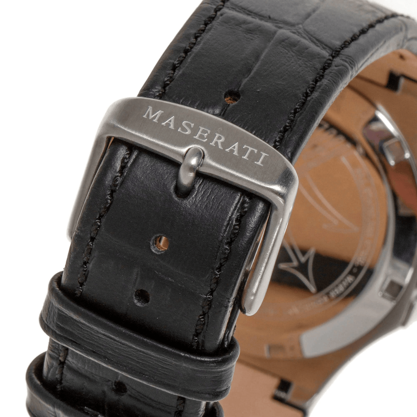 Maserati Uhr R8821108001 Automatik Herren Skelettiert Leder Schwarz 42mm