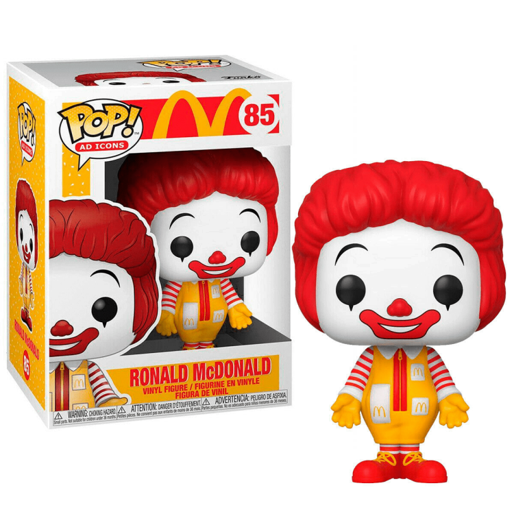 Funko Pop Ad Icons Mcdonald'S 85 Figur Ronald Mcdonald Pop Vinyl Figur