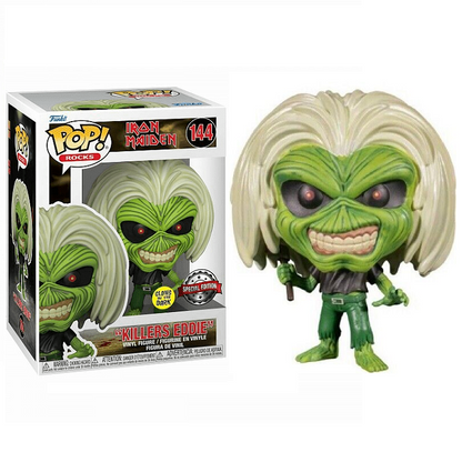 Funko Pop! Rocks Iron Maiden Killers Eddie – (144) Special Edition Gitd Limitiert