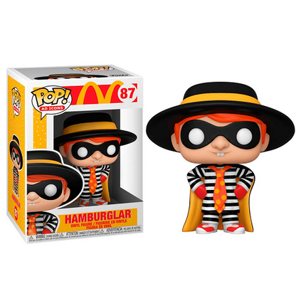 Funko Pop! Ad Icons McDonald's - (87) Hamburglar Vinylfigur Hamburger Maske