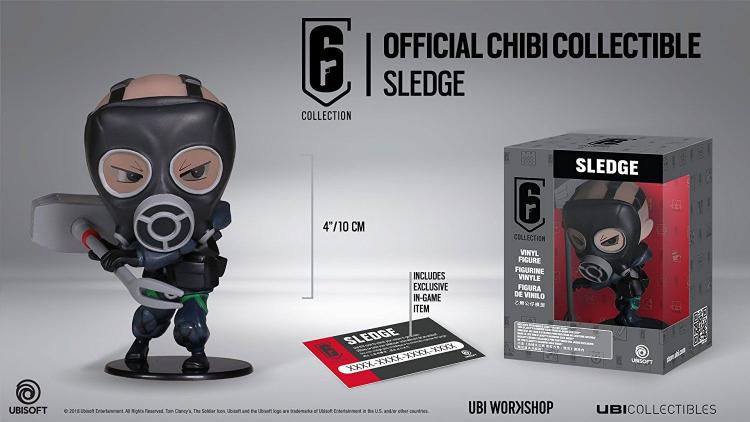 Rainbow Six - Sledge Actionfigur Sammlerstatue Chibi Ubisoft PS4-Spiel