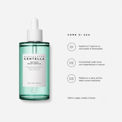 Skin1004 Centella Tea-Trica Ampoule – Siero Lenitivo 100ml