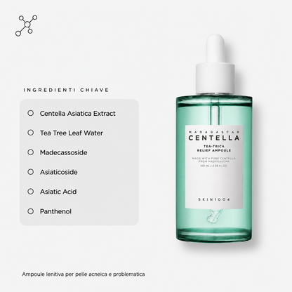 Skin1004 Centella Tea-Trica Ampoule – Siero Lenitivo 100ml