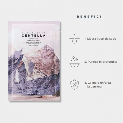 SKIN1004 Madagascar Centella Poremizing Clarifying Mask – Maschera Viso Purificante