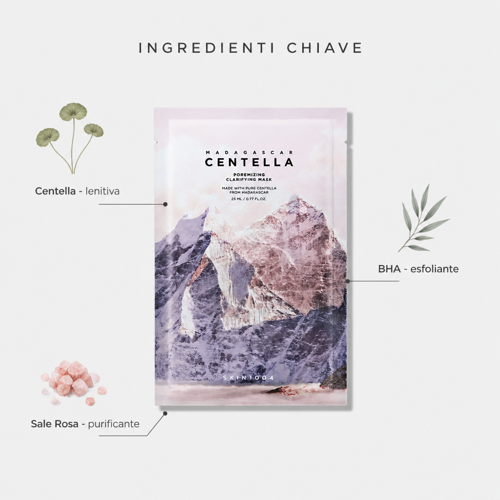 SKIN1004 Madagascar Centella Poremizing Clarifying Mask – Maschera Viso Purificante