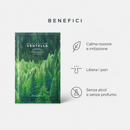 SKIN1004 Madagascar Centella Tea-Trica Relaxing Mask – Maschera Viso Lenitiva