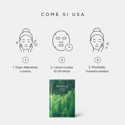 SKIN1004 Madagascar Centella Tea-Trica Relaxing Mask – Maschera Viso Lenitiva