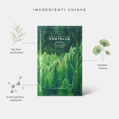 SKIN1004 Madagascar Centella Tea-Trica Relaxing Mask – Maschera Viso Lenitiva