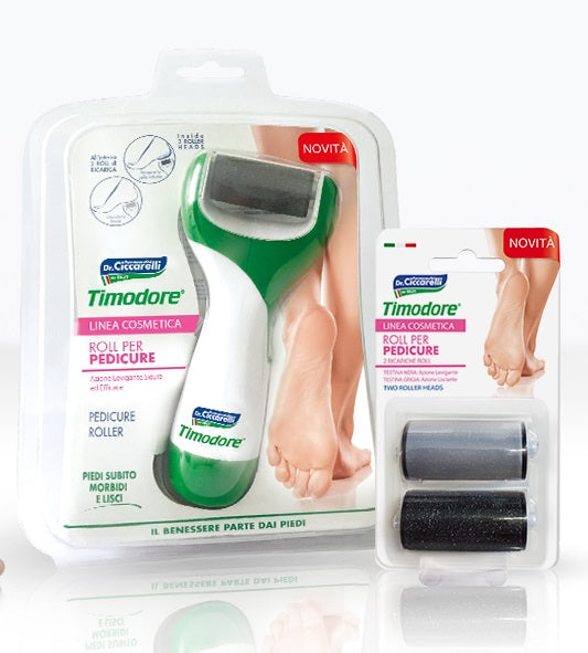 Dr. Ciccarelli Timodore Pedikür-Roller Hornhautentferner Hühneraugen Fersen Fußpflege