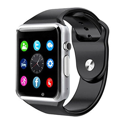 Smartwatch Armbanduhr Telefon Bluetooth mit SIM Micro SD für iOS Android