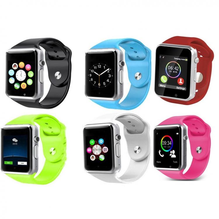Smartwatch Armbanduhr Telefon Bluetooth mit SIM Micro SD für iOS Android