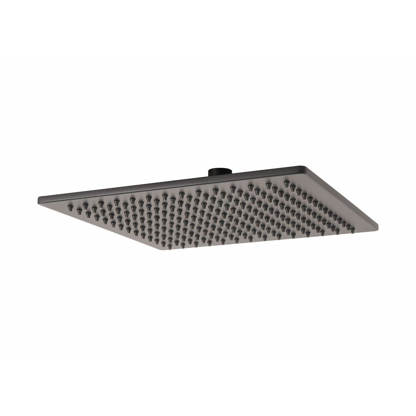 Soffione Doccia Quadrato Nero Opaco 30x30  Mod. Seven metaform