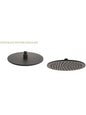 Metaform Round Shower Head D.20 Matte Black Stainless Steel