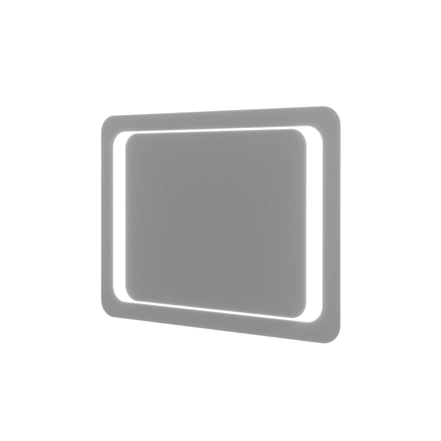 Specchiera retroilluminata LED cm. 80 x 60 reversibile