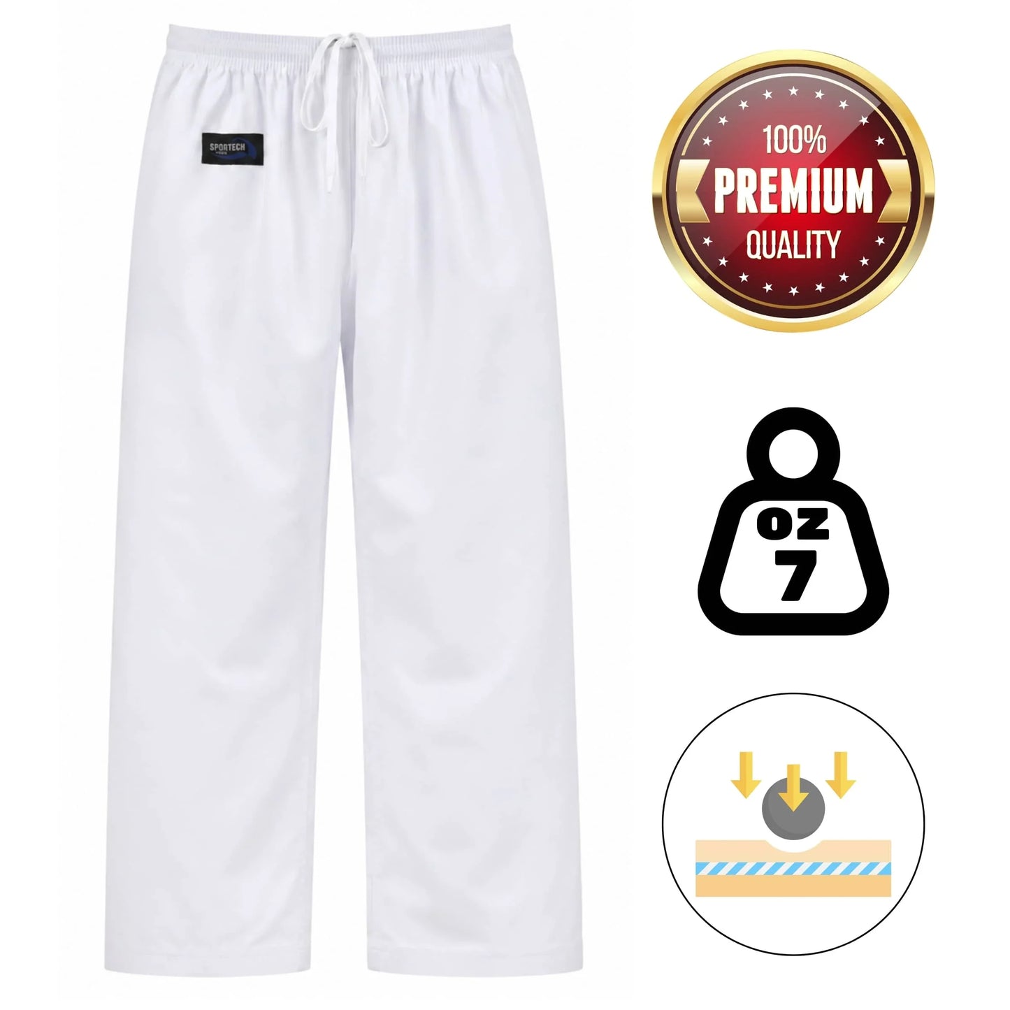 Pantaloni Arti Marziali Karate KungFu JuJitsu Judo Tai Chi