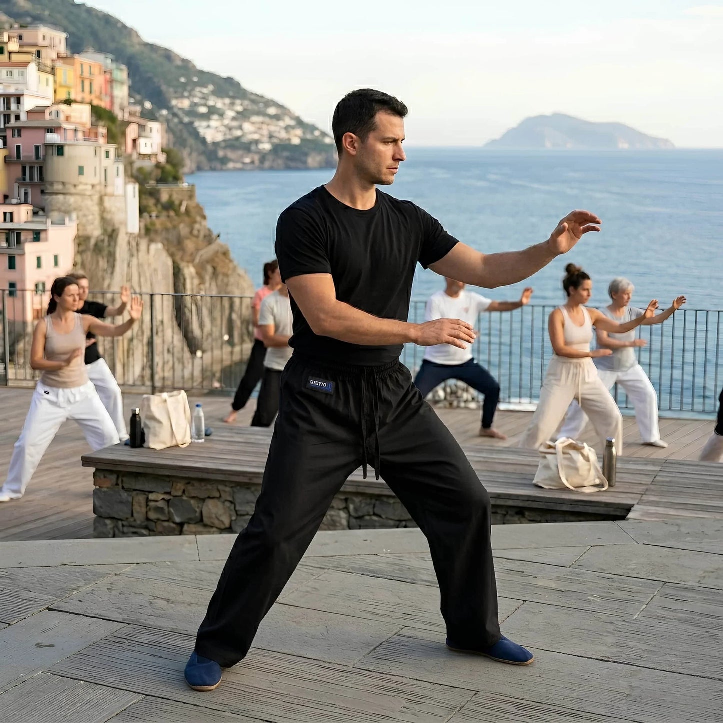 Pantaloni Arti Marziali Karate KungFu JuJitsu Judo Tai Chi