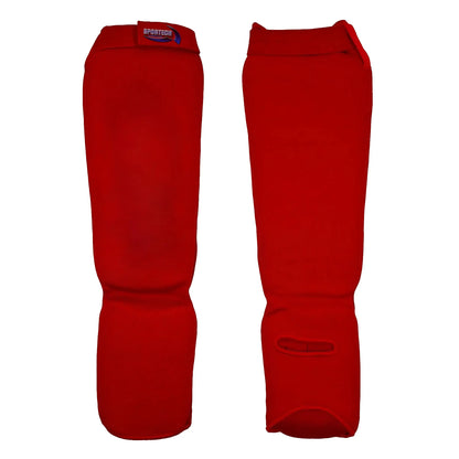 Paratibiapiede imbottito paratibia e parapiede Arti Marziali Muay Thai KickBoxing Karate MMA