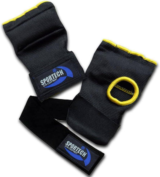 Sottoguanti imbottiti per Guantoni Muay Thai, protezione Mani per Pugilato Guanti Fit Boxe allenamento Kickboxing MMA