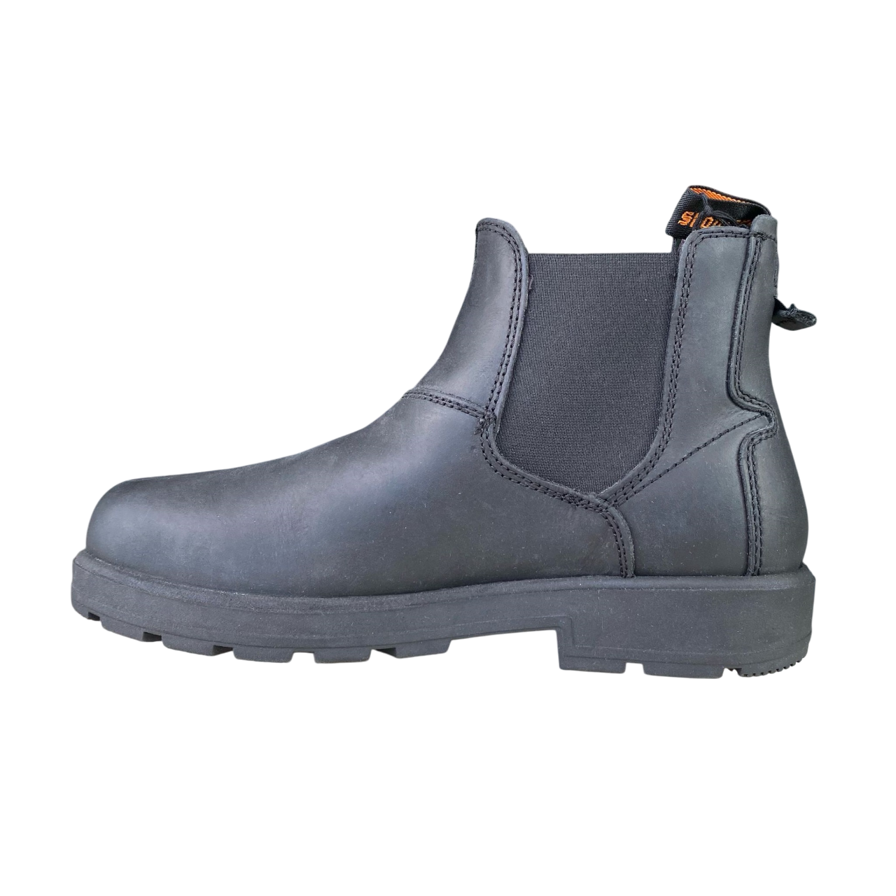 Shooters Stivaletto in pelle da uomo Tronchetto con elastico resistente all'acqua S3634 06 black-black