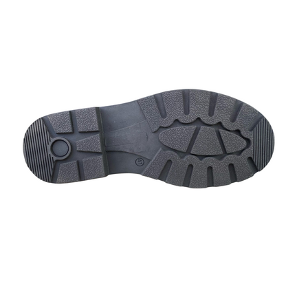 Shooters Stivaletto in pelle da uomo Tronchetto con elastico resistente all'acqua S3634 06 black-black