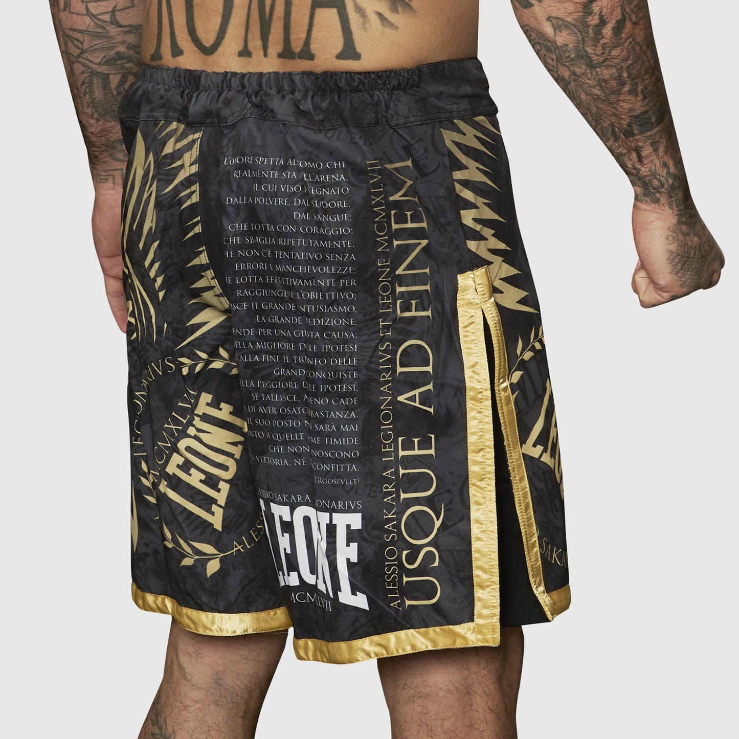 Leone Pantaloncino MMA Legionarivs II AB790 nero