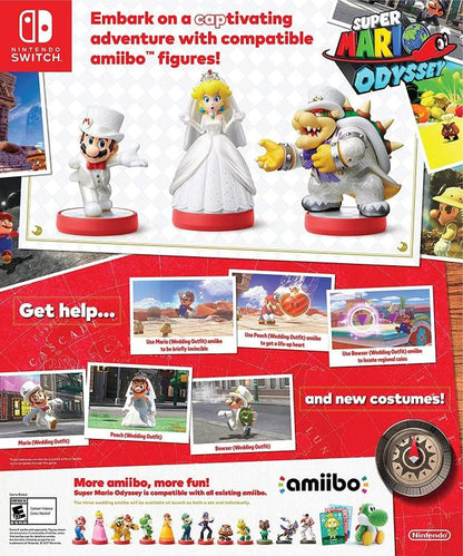 AMIIBO SUPER MARIO ODYSSEY - MARIO HOCHZEITER FIGUR STATUE NINTENDO SWITCH NEU