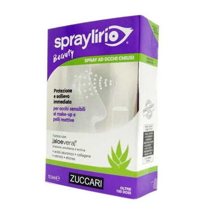 Zuccari Spraylirio Beauty Spray Occhi Aloe Sensibili Make-Up Protezione Sollievo