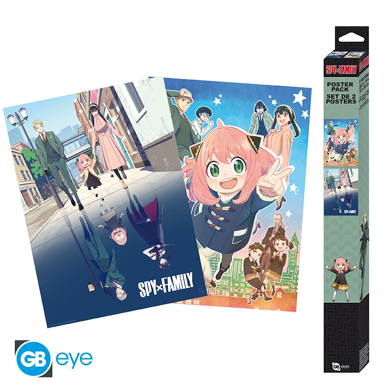 Abystyle (SPY X FAMILY) Set 2 Chibi Poster: "A Double Family" (52x38) Gb Eye
