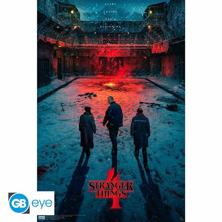 ABYSTYLE MAXI POSTER STRANGER THINGS 4. STAFFEL: „TEASER RUSSLAND“ (GB EYE) 91,5x61cm