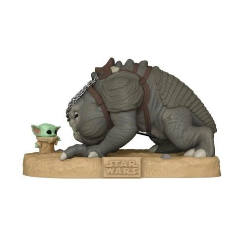 Funko Pop! Star Wars (587) Grogu mit Rancor Exklusive Vinylfigur 25cm