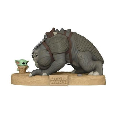 Funko Pop! Star Wars (587) Grogu mit Rancor Exklusive Vinylfigur 25cm