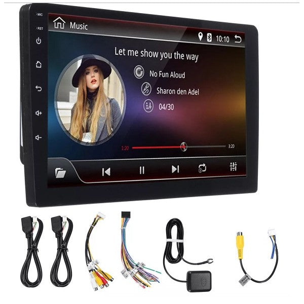 Stereo Auto Autoradio Monitor 2 Din Android 10 Pollici Wifi Radio Gps Mp5 Usb