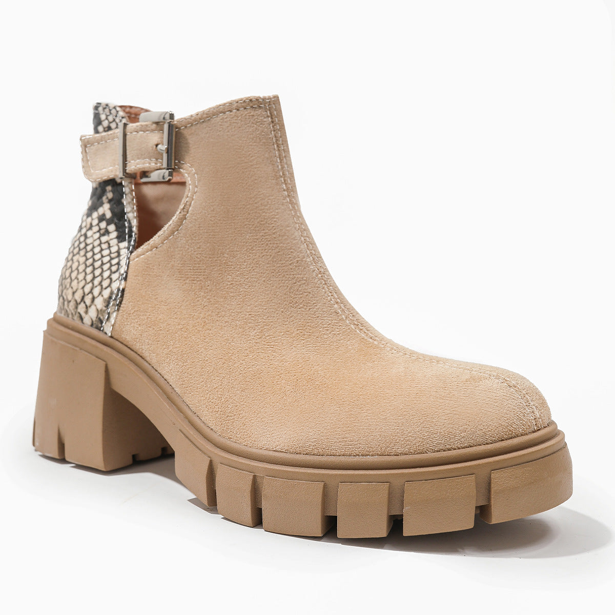 Stivali Donna in Pelle con Tacco Largo Comodi ed Eleganti