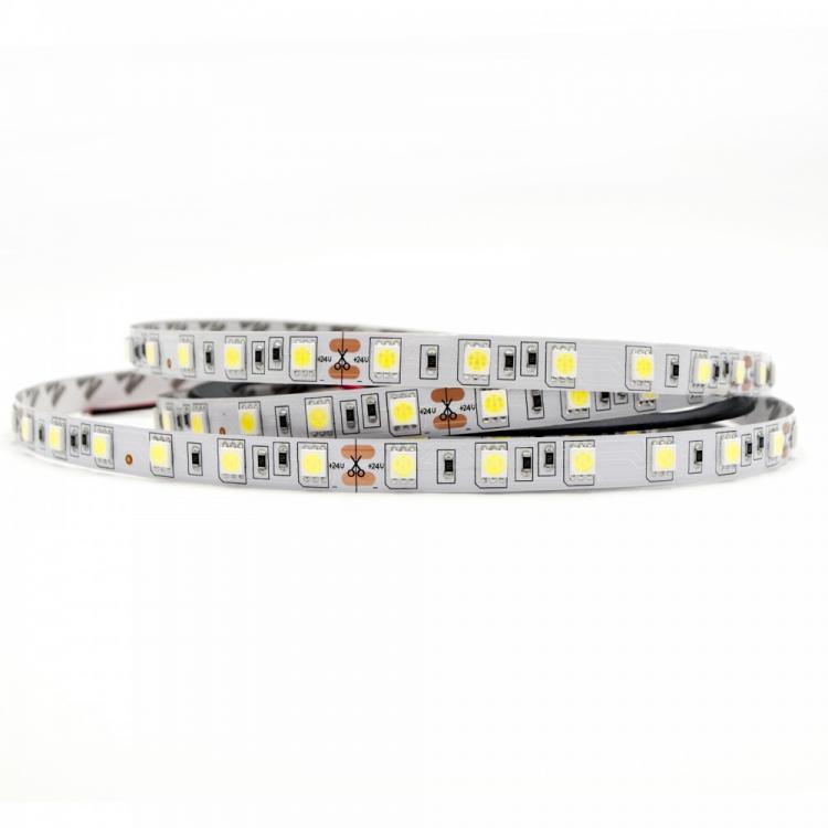 LED-Streifen SMD 5050 5M 5 Meter 12V IP66 Selbstklebend Spulen-LED Flexibel Blau