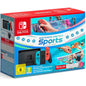 Nintendo Switch Console 1.1 Neon Blue/Red + Switch Sports + Leg Strap + 12 Months NSO