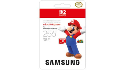 Nintendo Switch 2 Samsung Micro SD Express (256 GB) Super Mario NS2