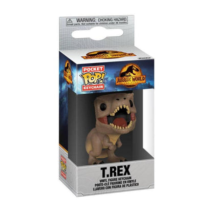 Funko Pop! Schlüsselanhänger Pocket Jurassic World - (T.Rex) Schlüsselanhänger Vinyl Figur 4cm