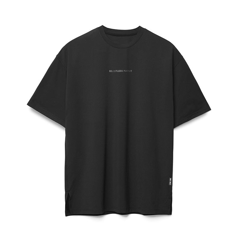 T-shirt Girocollo Uomo Mezza Manica in Cotone