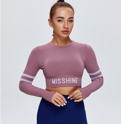 T-Shirt Donna Elasticizzata Senza Cuciture – Maglia Comoda e Adatta a Ogni Stile
