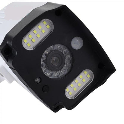 Telecamera Finta Pannello Solare Da Esterno Sensore Di Movimento 20 Led Faretto