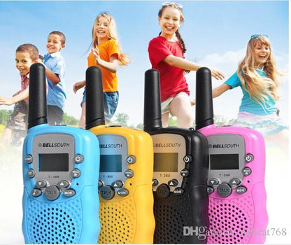 COPPIA WALKIE TALKIE 2 pz RICETRASMITTENTI VOX MULTI CANALI WIRELESS 3KM TORCIA